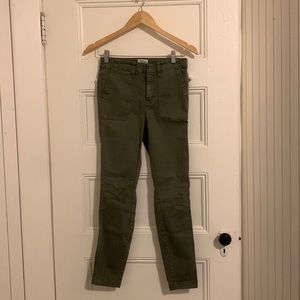 J. Crew Size Women’s Size 26 Cargo Green Skinny Pant
